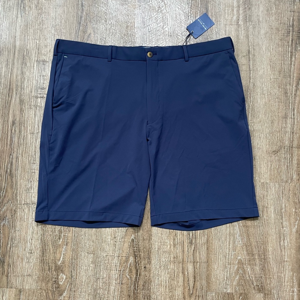Peter Millar Mens Shorts Navy Blue Sz 40 ME0EB501